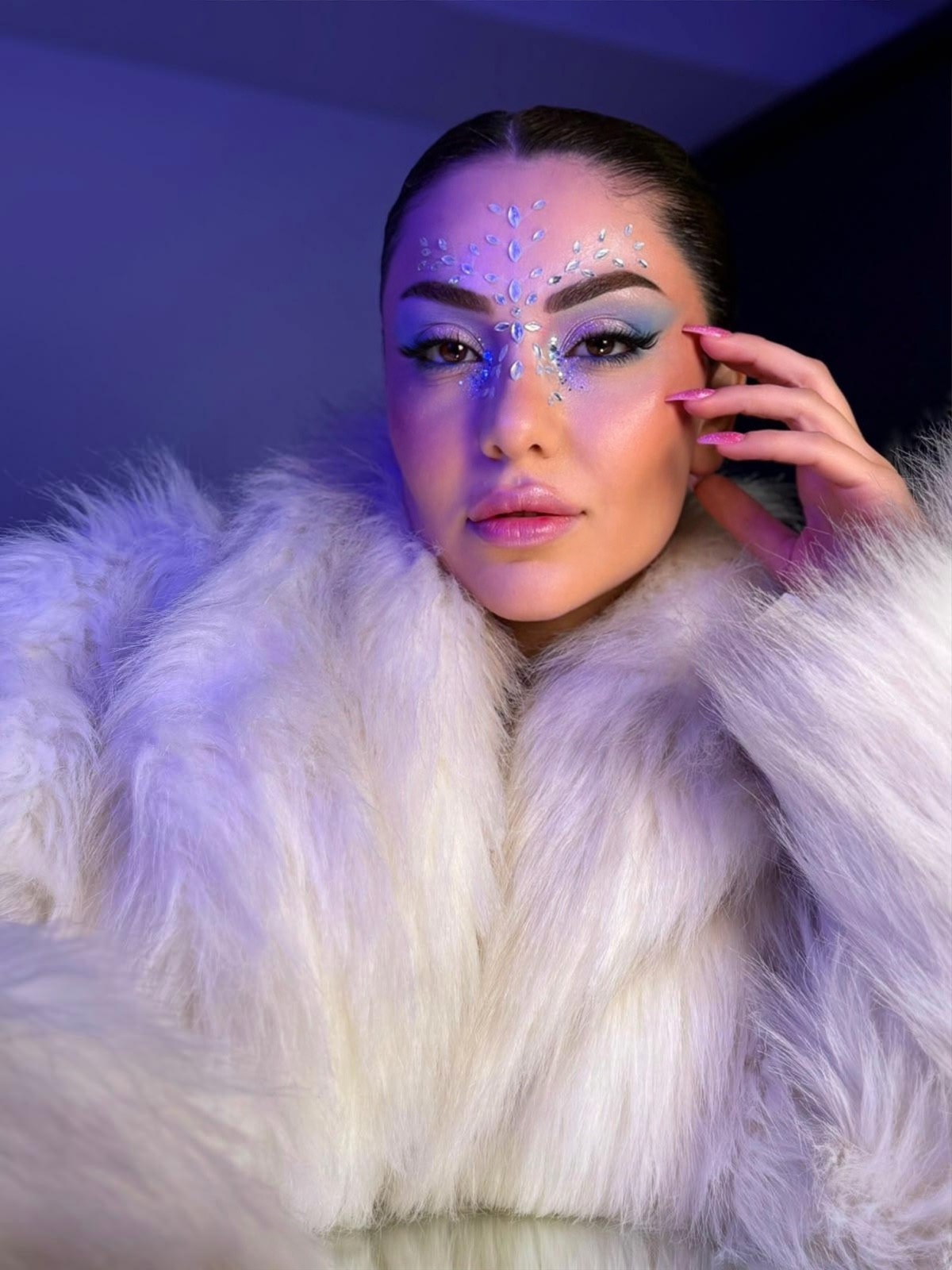 Winter bridal makeup - soft warm tones II
