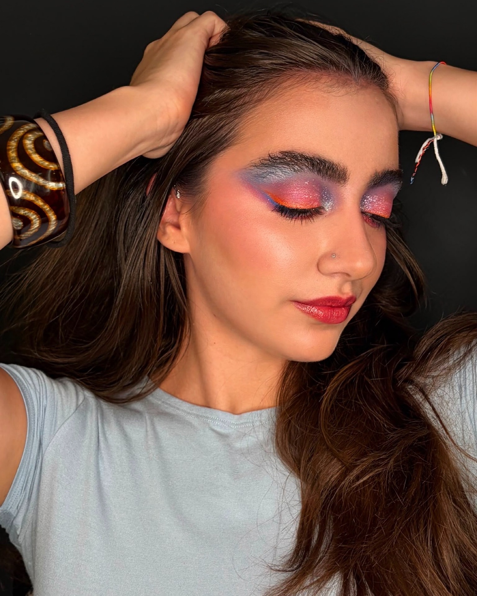 Creative makeup - colorful editorial design I
