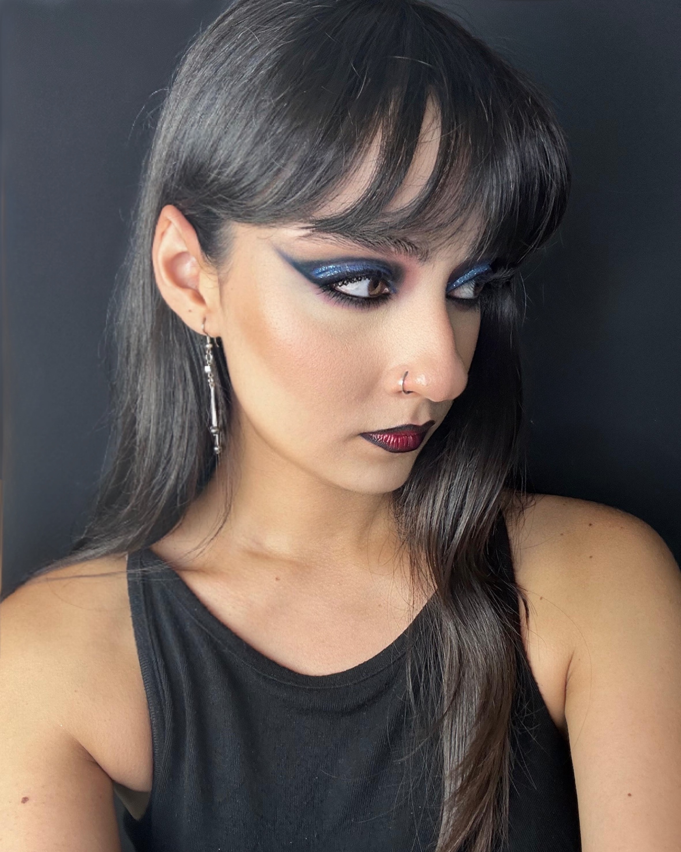 Evening makeup - dramatic smokey look II